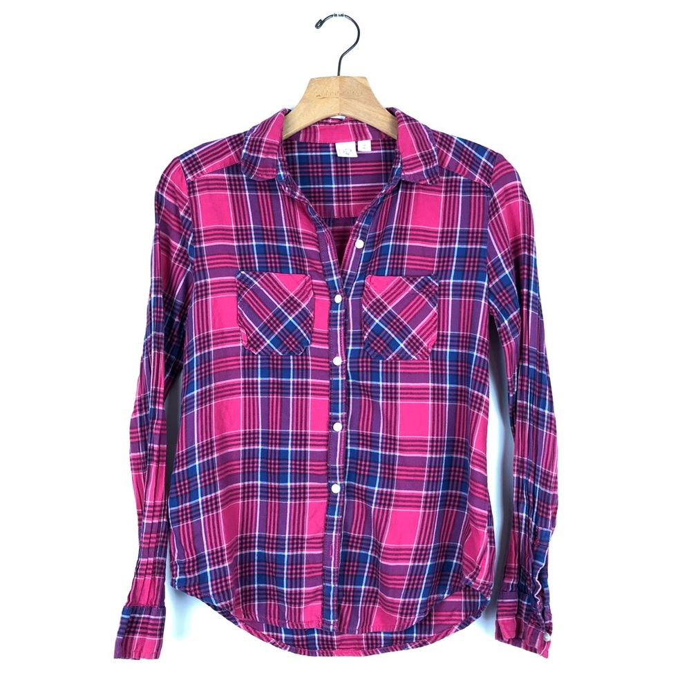 NORDSTROM BP plaid pink blue button down shirts
